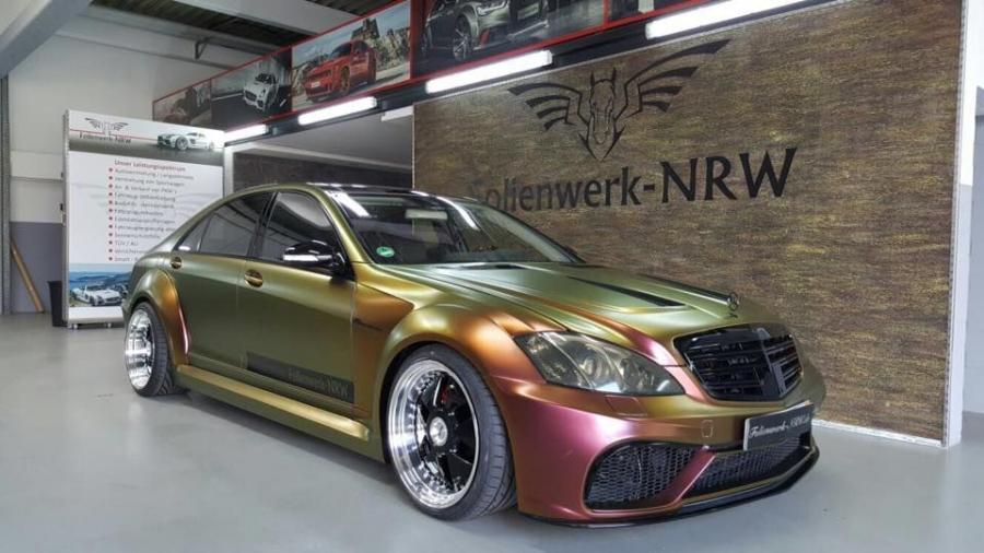  Mercedes-AMG S63 by Prior Design and Folienwerk-NRW 2016 года  (фото 1 из 8)